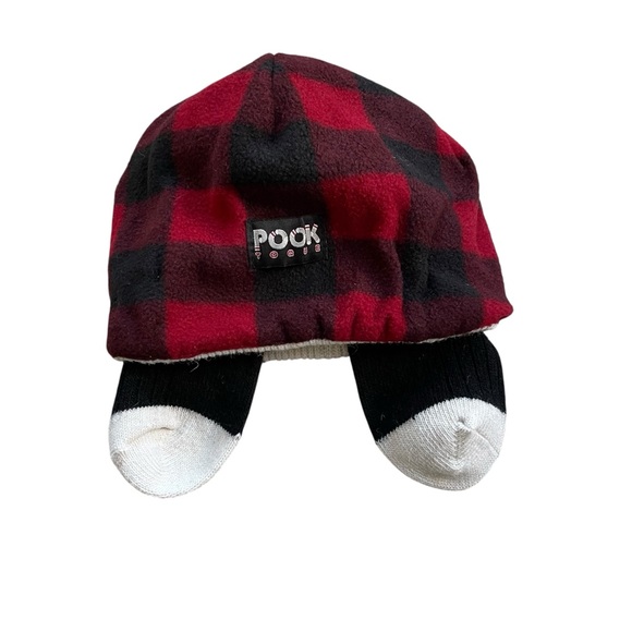 Black and White Pook Toque Hat - Picture 2 of 4